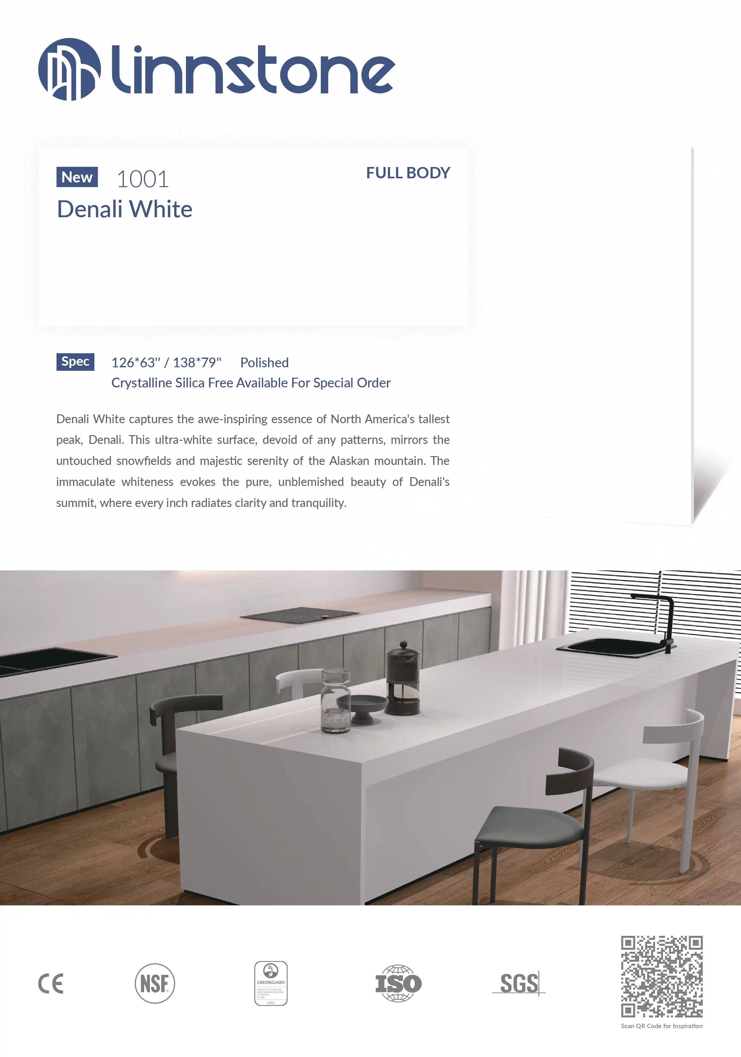 1001 Denali White - New Release 2024